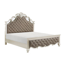 Load image into Gallery viewer, Ever Champagne Mirrored Upholstered Panel Bedroom Set 1429