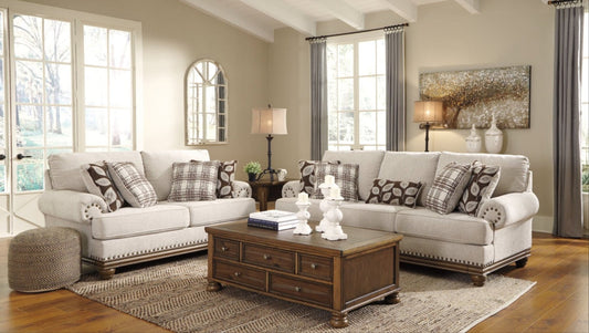 Harleson Wheat Sofa and Loveseat 15104