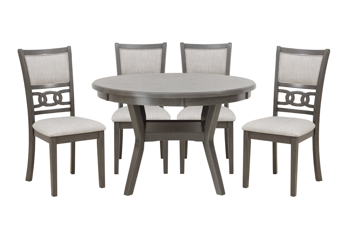 Mia Gray 5pc Dining Room Set  SH1155