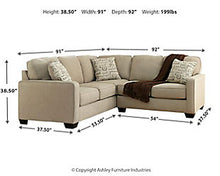 Load image into Gallery viewer, Alenya 2-Piece Sectional

Quartz 166