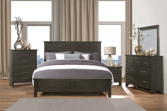 Blaire Farm Charcoal Panel Bedroom Set 1675 - Harwin Furniture