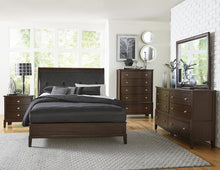 Load image into Gallery viewer, Cotterill Cherry Upholstered  Panel Bedroom Set 1730