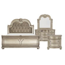 Load image into Gallery viewer, Cavalier Silver Upholstered Bedroom Set  1757