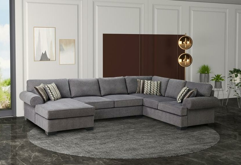 Millwood Pewter LAF Sectional