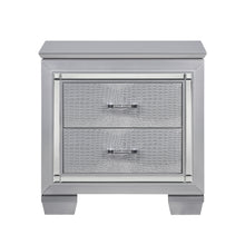 Load image into Gallery viewer, Allura Silver LED Panel Bedroom Set 1916
