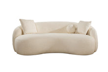 Load image into Gallery viewer, Reina Cream Boucle Sofa &amp; Loveseat