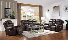 Load image into Gallery viewer, Glendale POWER TOP GRAIN LEATHER   3pc Reclining Set S4440