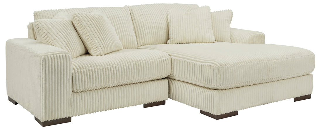 Lindyn Ivory 2pc RAF Sectional  21104