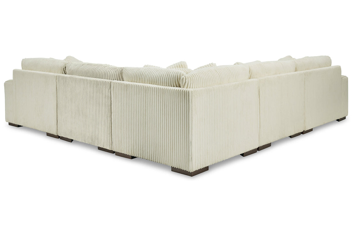 Lindyn Ivory 5pc  Sectional 21104