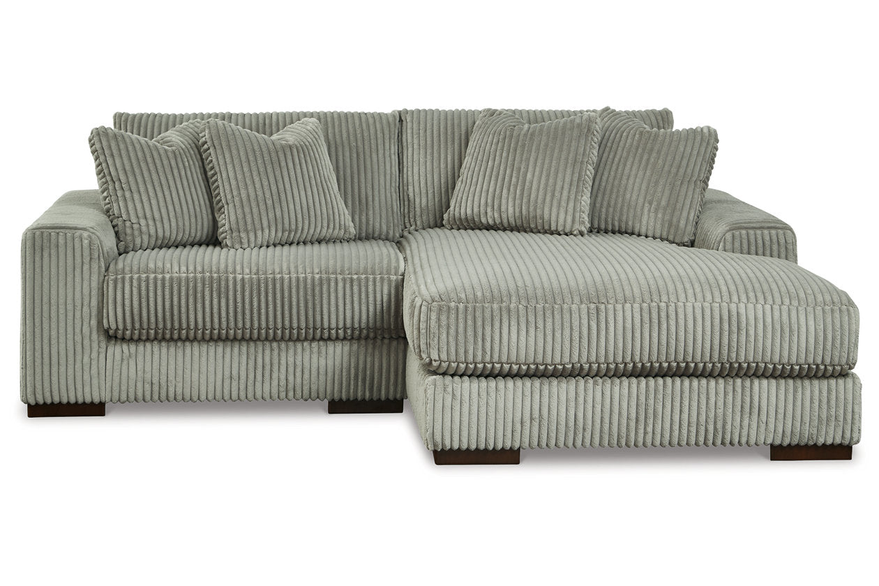 Lindyn Fog 2pc RAF Sofa Chaise 21105