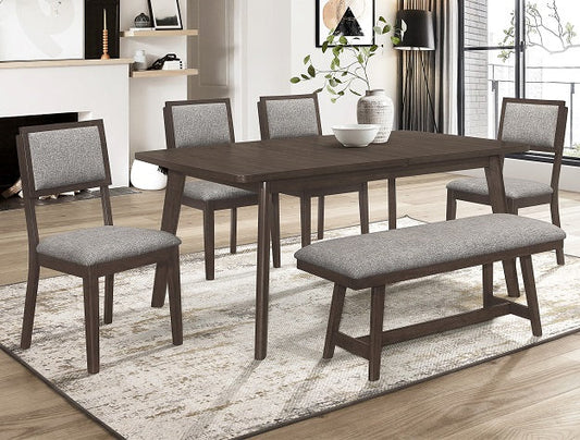 Ember Gray/Brown Dining Set 2133