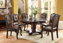 Load image into Gallery viewer, Kiera Brown Formal Round Dining Set | 2150