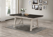 Load image into Gallery viewer, Maribelle Chalk/Gray Extendable Dining Set

| 2158CG