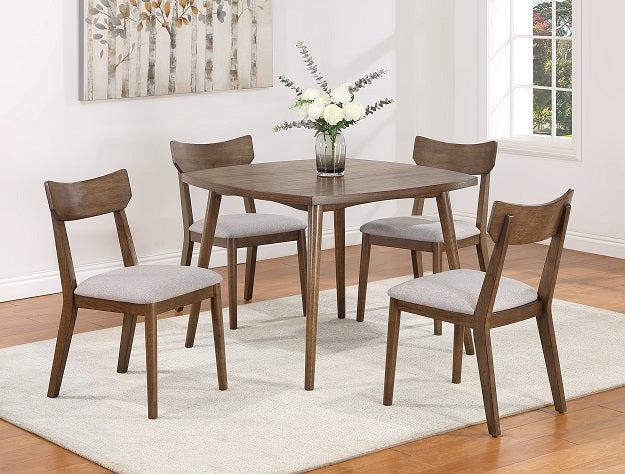 Weldon Brown Square Dining Set  2214