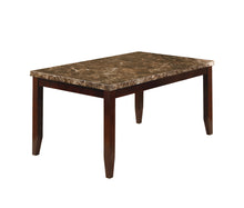 Load image into Gallery viewer, Ferrara Brown Faux Marble Rectangular Dining Set | 2221