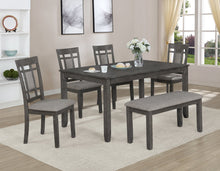 Load image into Gallery viewer, Paige Gray 6pc Rectangular Dining Set | 2325