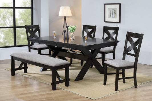 Havana Expresso/Gray Extendable Rectangular Dining Set | 2336