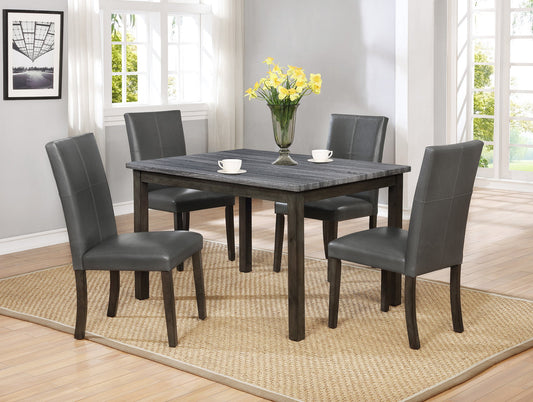 Pompei Gray Rectangular Dining Set | 2377