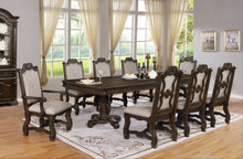 Load image into Gallery viewer, Neo Renaissance Dark Oak Formal  Extendable Dining Set | 2420