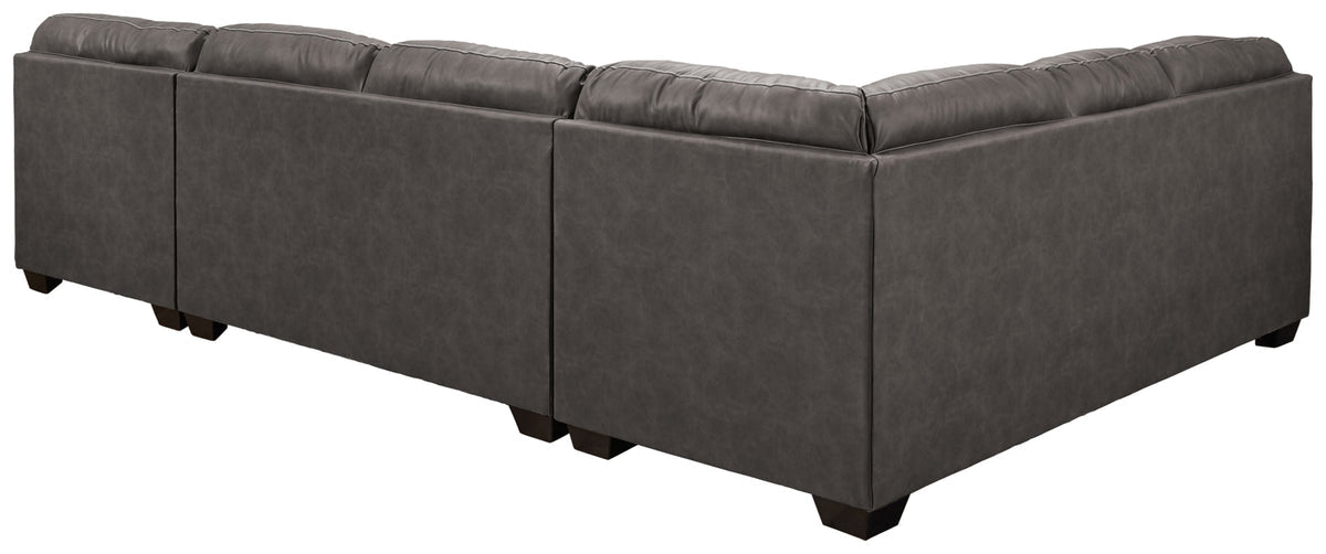 Aberton Grey Sectional Sofa RAF 25601