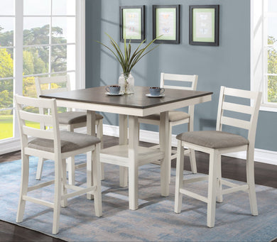 Tahoe Chalk Gray 5pc  Counter Height Set | 2630