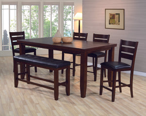 Bardstown Cherry/Brown Counter Height Set 2752