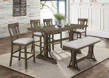 Load image into Gallery viewer, Quincy Grayish Brown Counter Height Dining Set  | 2831