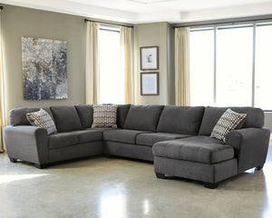 Ambee Slate 3-Piece Sectional with Chaise | 28620