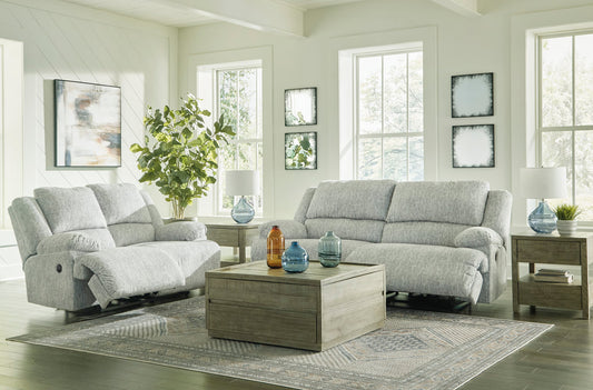 McClelland Gray Reclining Sofa and Loveseat 29302