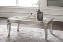 Load image into Gallery viewer, Tessani Silver Coffee Table T099