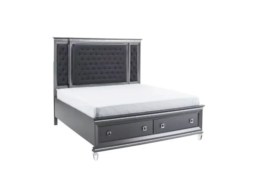 Madrid LED Storage Bedroom Set |B4000