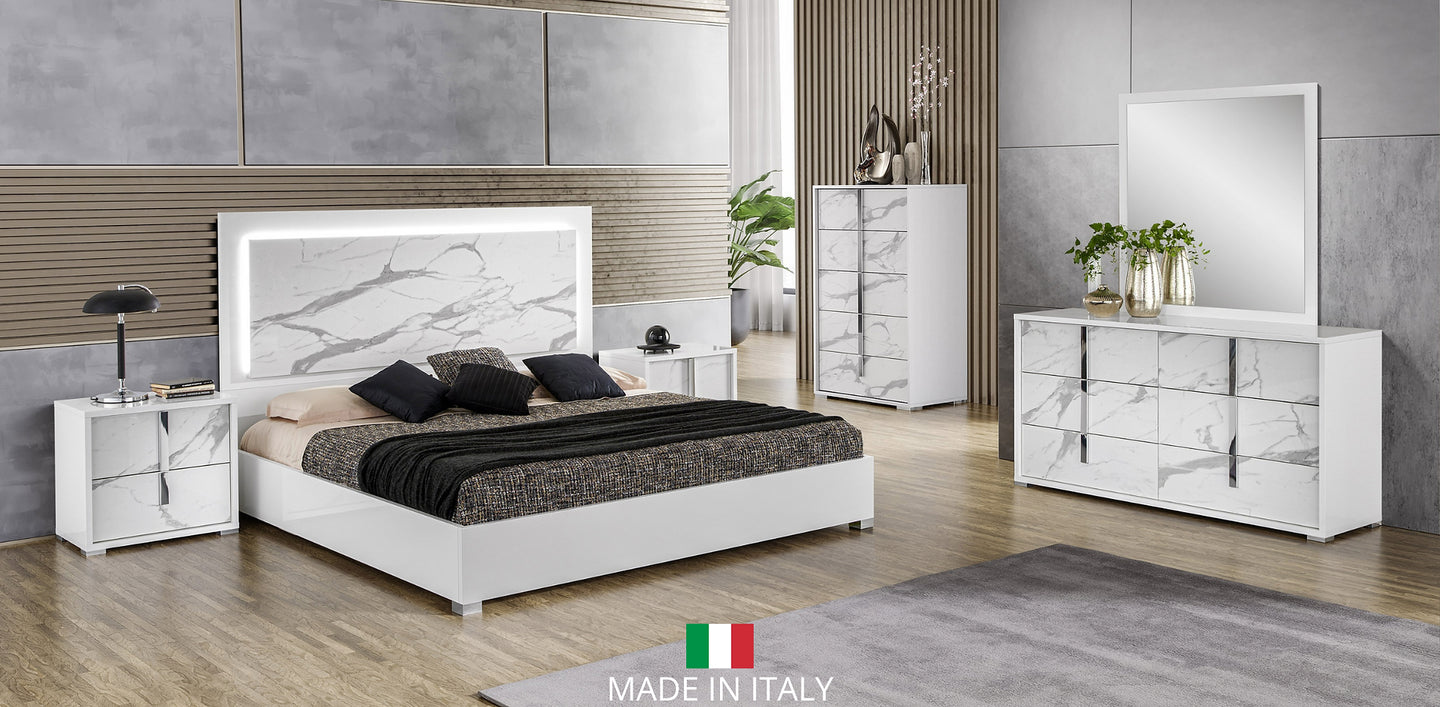 Sonia Collection LED Italian Bedroom Set