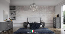 Load image into Gallery viewer, Sarah Geo Ice Collection Grey Italian Bedroom Set