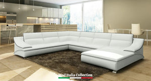 Bravo White Sectional Sofa MI5076