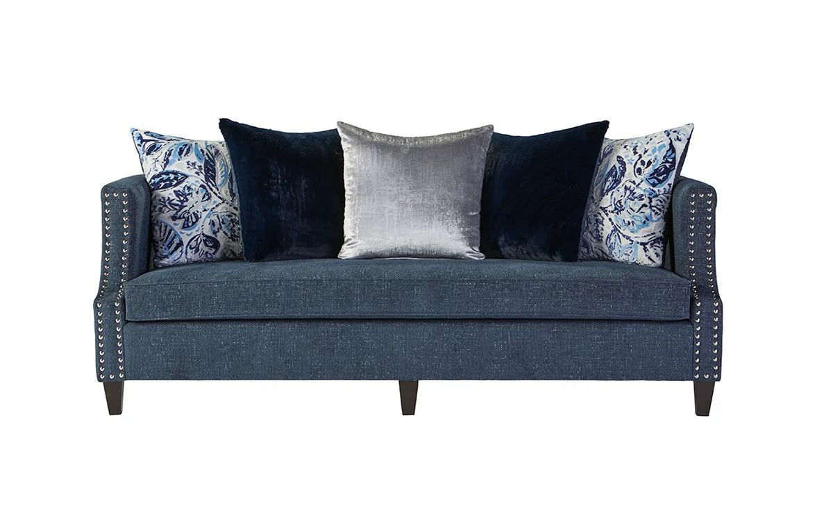 Simone Indigo Sofa and Loveseat S17500