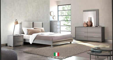 Erika Collection Grey Italian Bedroom Set