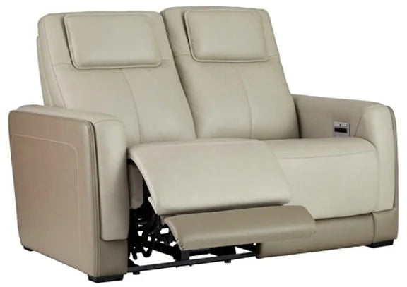 Battleville Almond POWER Reclining Sofa and Loveseat U30703