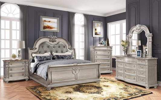 Castlefield Grey Panel Bedroom Set B1150