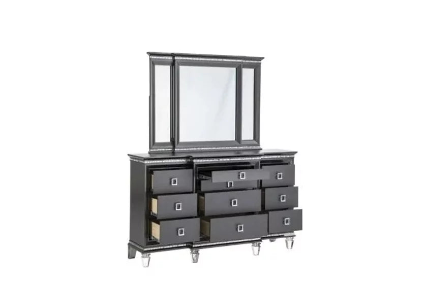 Madrid LED Storage Bedroom Set |B4000