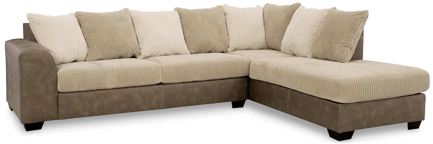 Keskin Sand 2pc Sectional 18403