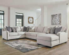 Load image into Gallery viewer, Dellara Chalk 5-Piece RAF Sectional with Chaise | 32101