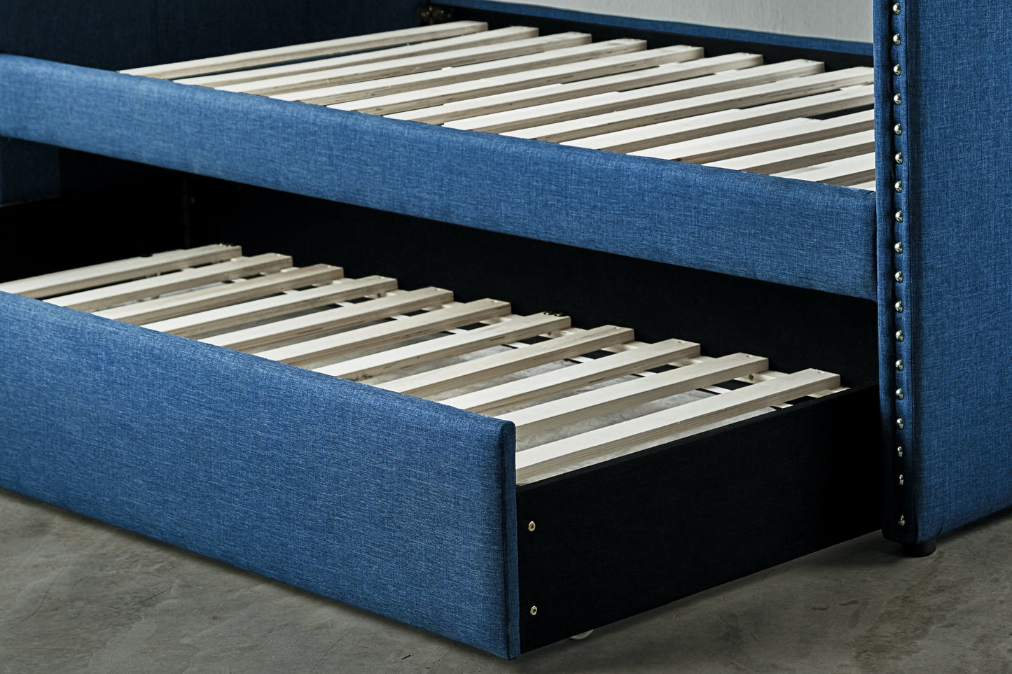 Therese Blue Daybed with Trundle | 4969