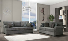 Load image into Gallery viewer, Melstone Charcoal Sofa &amp; Loveseat