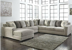 Ardsley Pewter 4pc 6-Seater LAF Chaise Sectional

39504