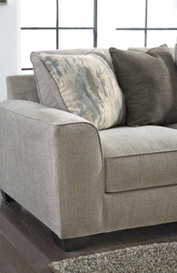 Ardsley Pewter  RAF Chaise Sectional  39504