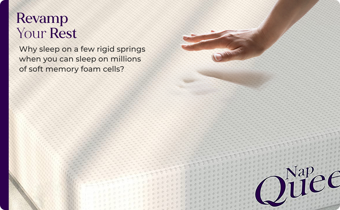 Elizabeth 10" Queen Gel  Memory Foam Mattress (MEDIUM FIRM)