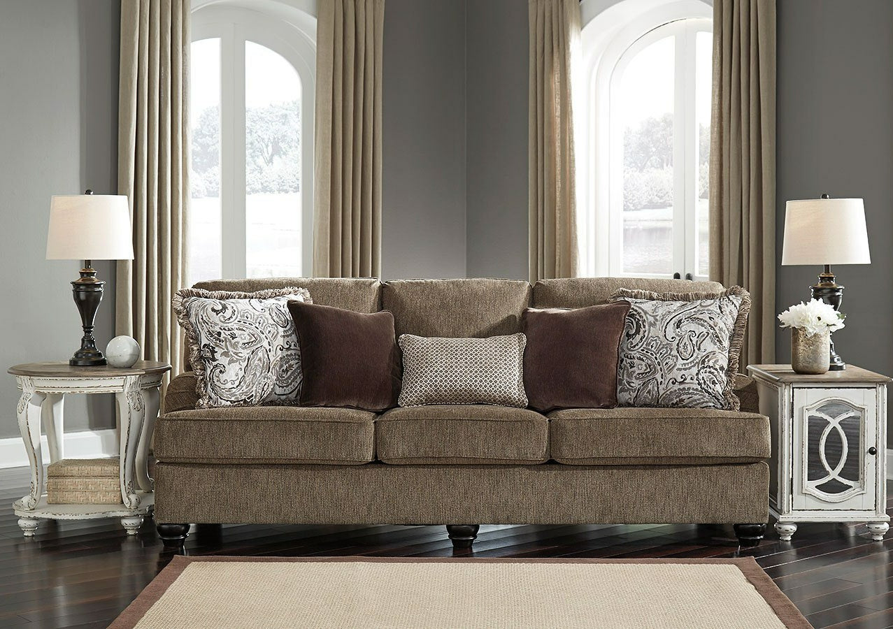 Braemar Brown Sofa and Loveseat 40901