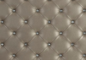 Avondale Silver Mirrored Upholstered Panel Bedroom Set 1646