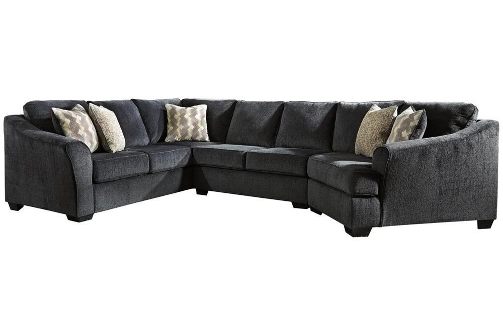 Eltmann Slate 3-Piece Sectional with Cuddler | 41303