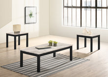 Load image into Gallery viewer, Thurner White  3-Piece Coffee Table Set 4167